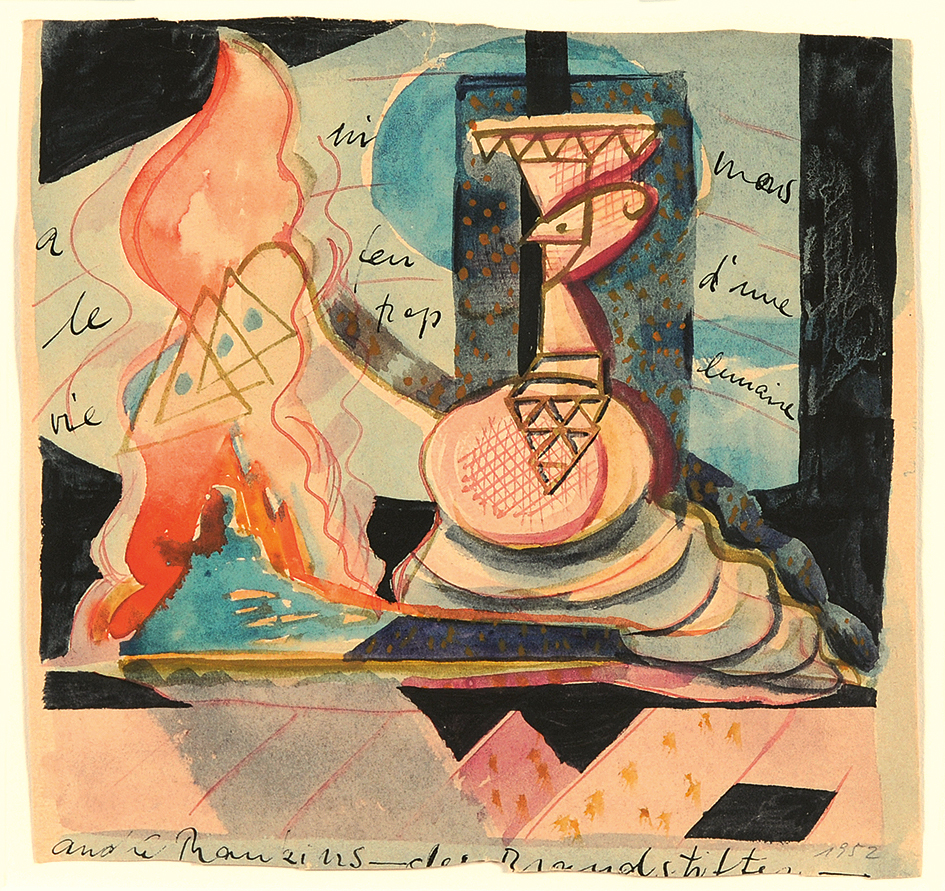 André Thomkins, Der Brandstifter