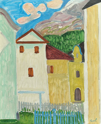 Häusergruppe in Celerina