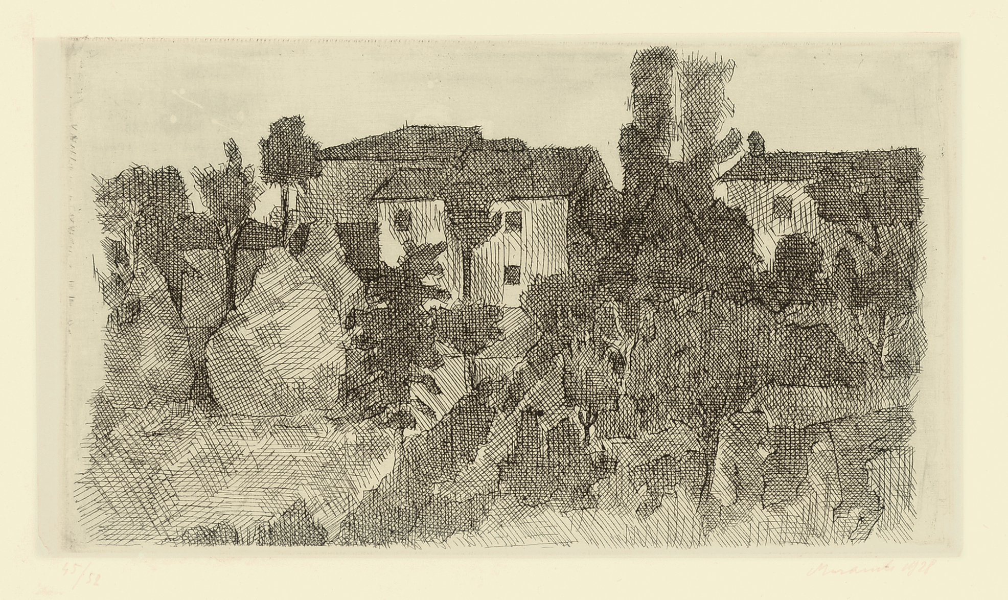 Giorgio Morandi, Il poggio di sera