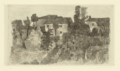 Il poggio di sera