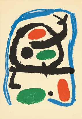 Poster for the Miró Exposition at the 
"Musée National d'Art Moderne Paris", 
9th June - 4th November