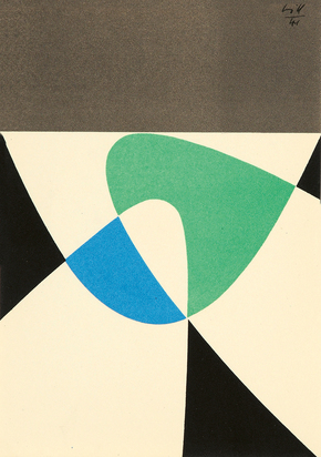 Mappe. 
Max Bill. 10 Original-Lithos