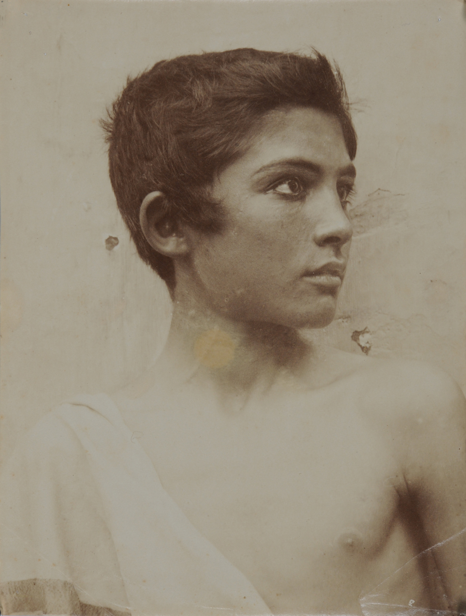 Wilhelm von Gloeden, Sizilianischer Knabe mit Toga