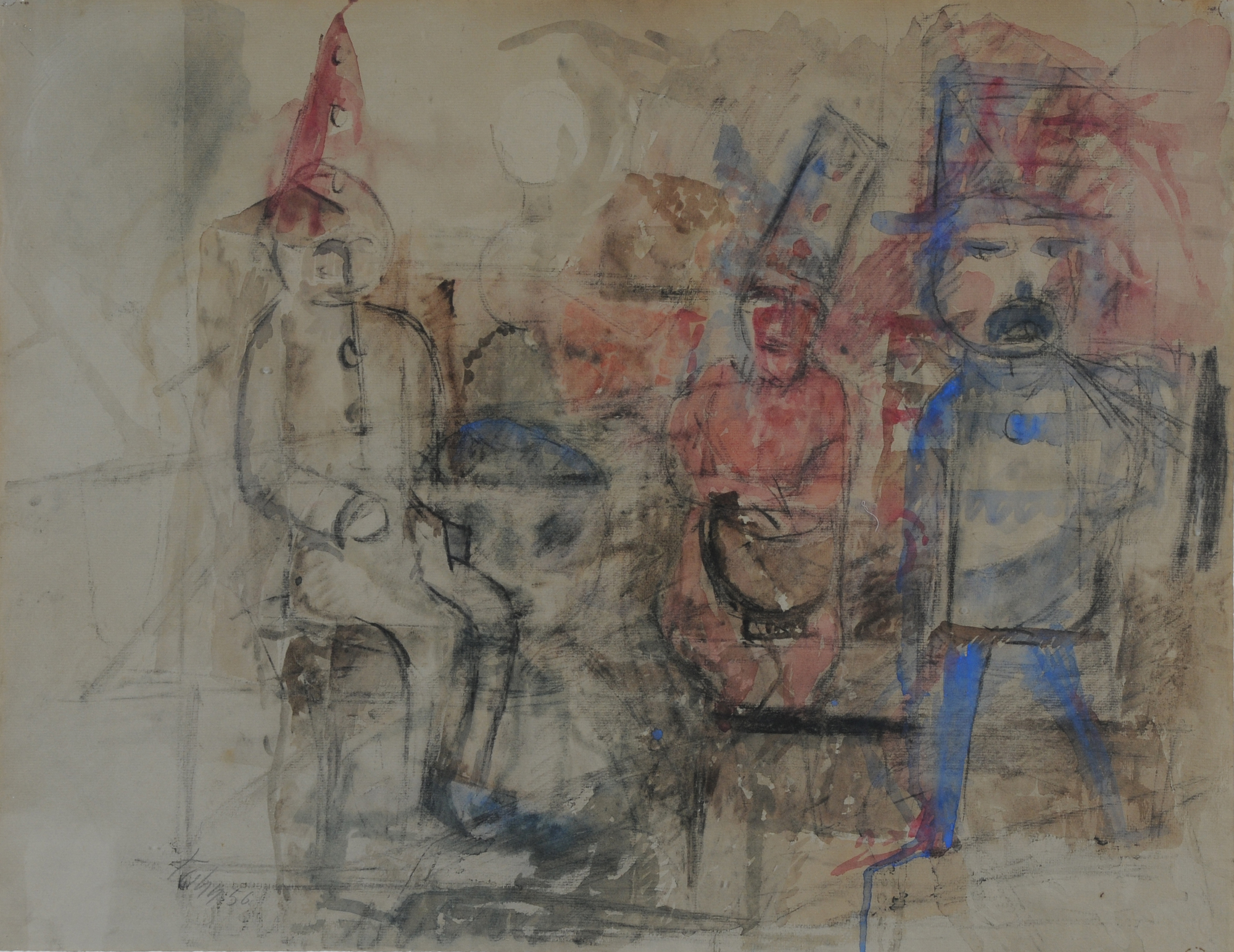 Friedrich Kuhn, Untitled, Zirkusfiguren