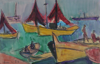 Segelboote im Hafen