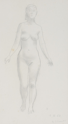 Standing Female Nude