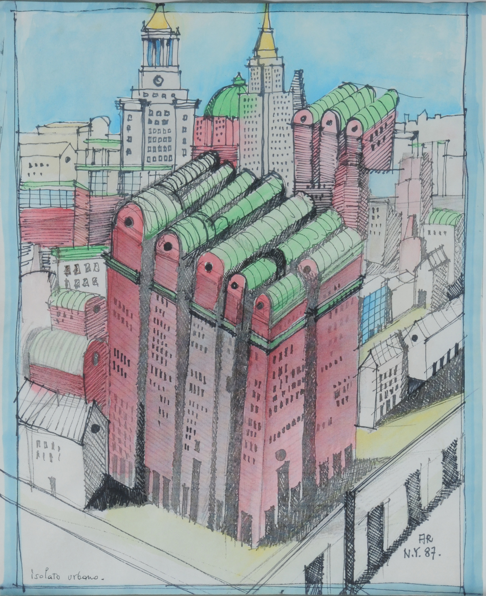 Aldo Rossi, Isolato urbano