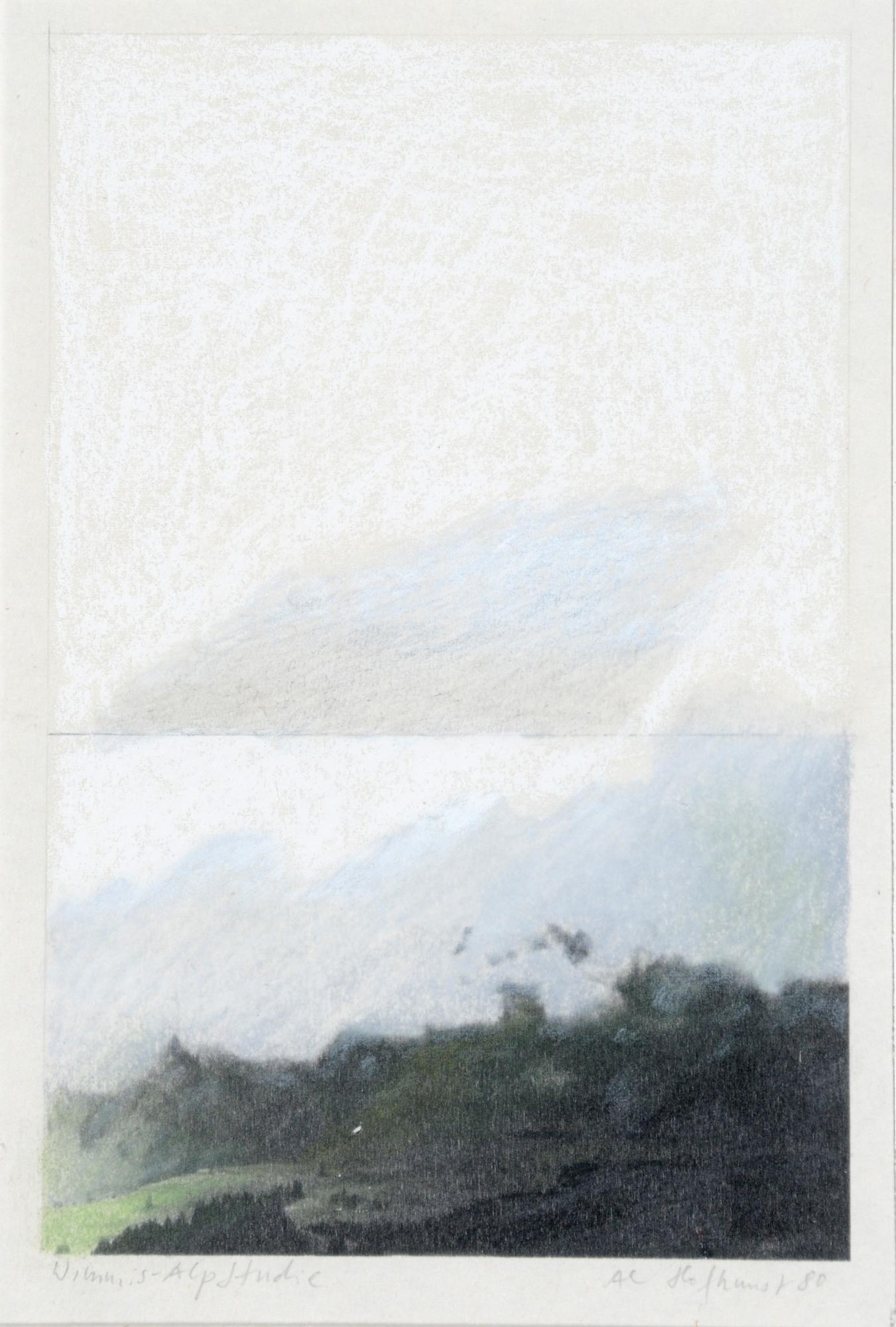 Alfred Hofkunst, Wimmis - Alpstudie