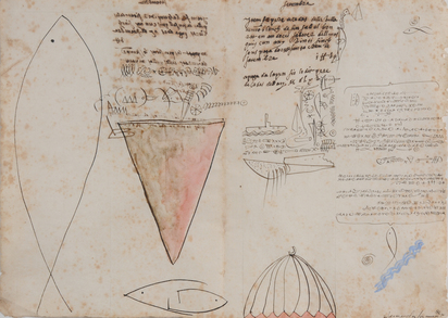 2 drawings: Schriftzeichen