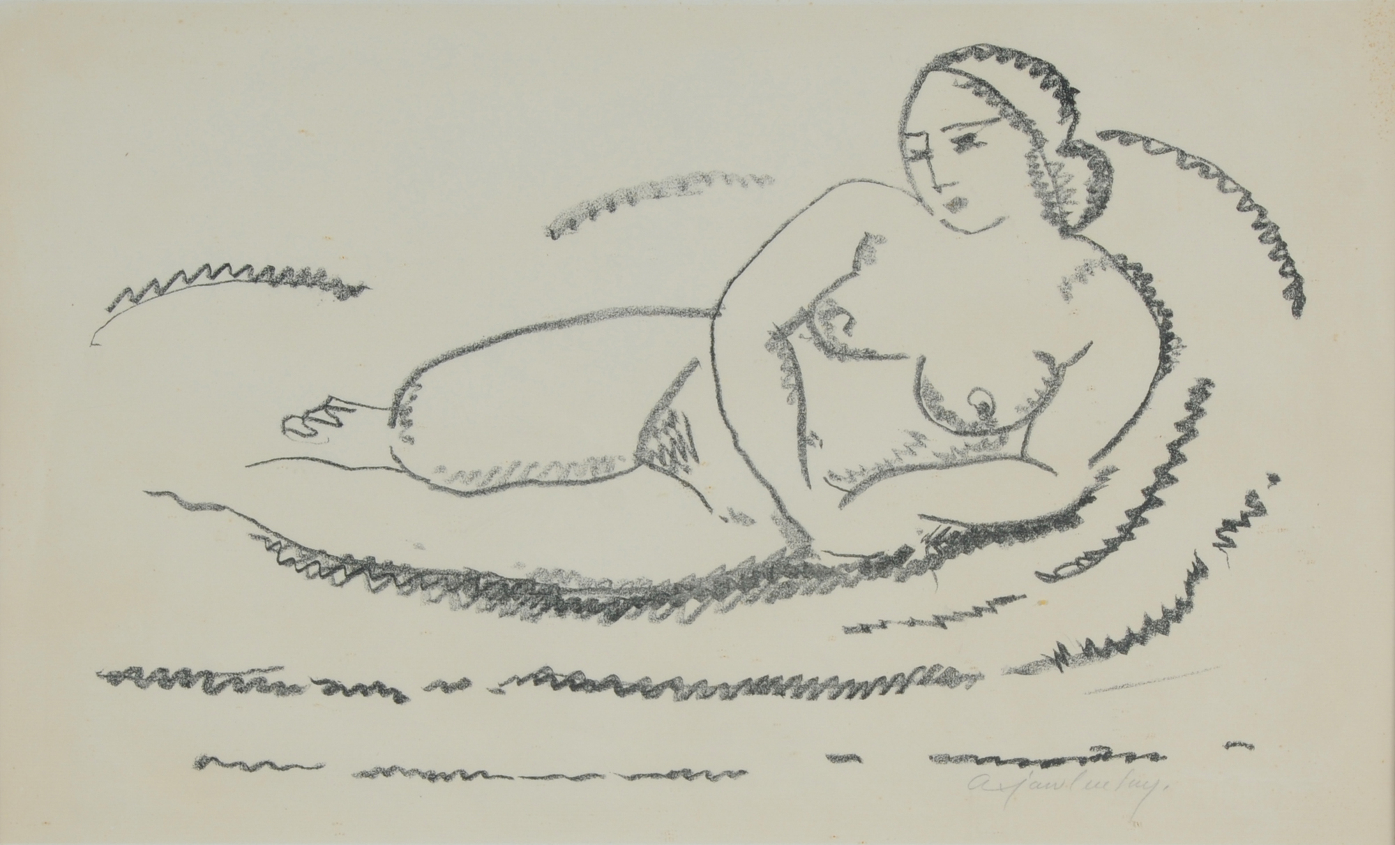 Alexej von Jawlensky, Liegender Weiblicher Akt I