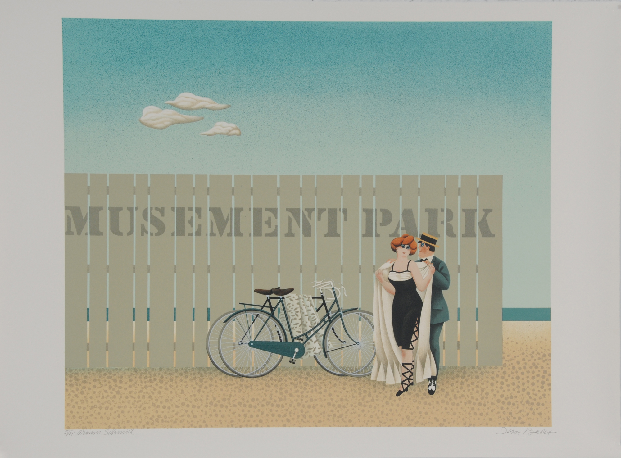 Jan Balet, 2 Blätter: Amusement Park; Das Duell