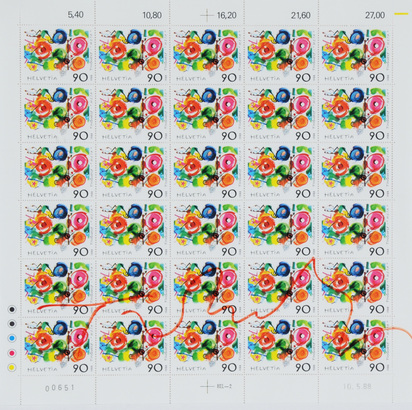 Briefmarken Helvetia 90