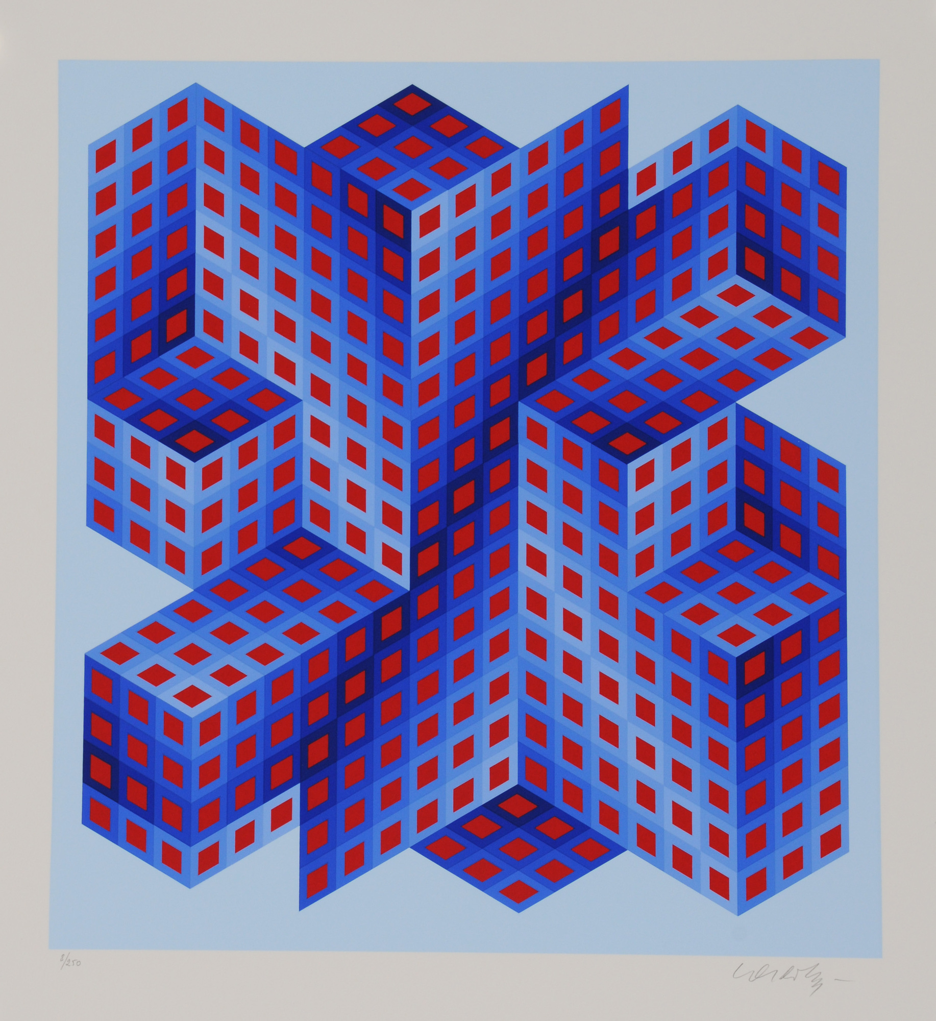 Victor Vasarely, Composition
