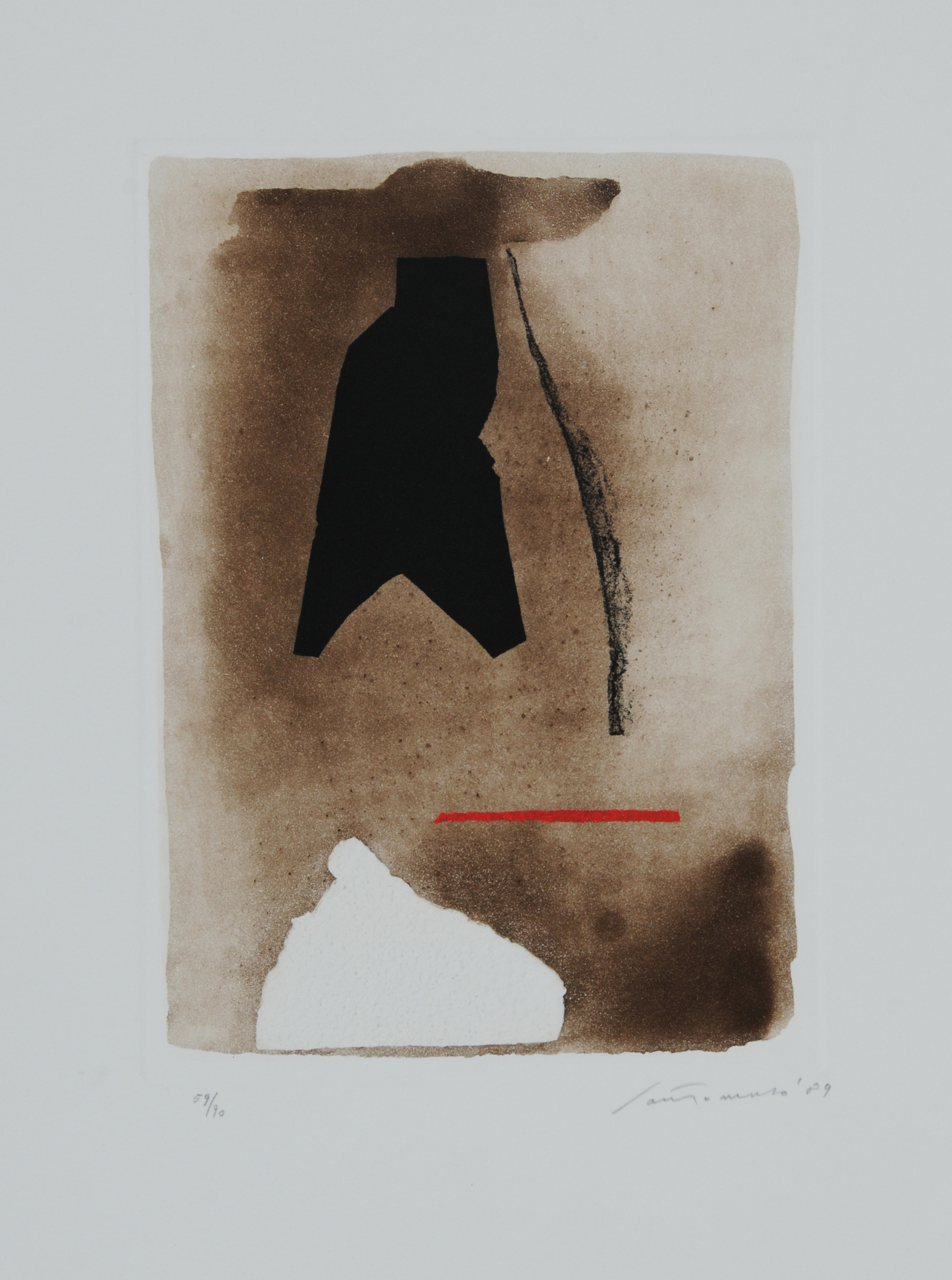 Giuseppe Santomaso, 3 sheets from "Ezra Pound"