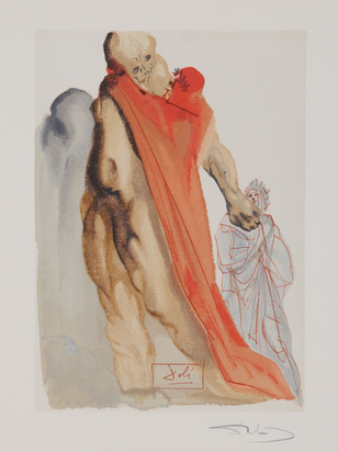 14 sheets from "Die Göttliche Komödie (Das Fegefeuer)"
