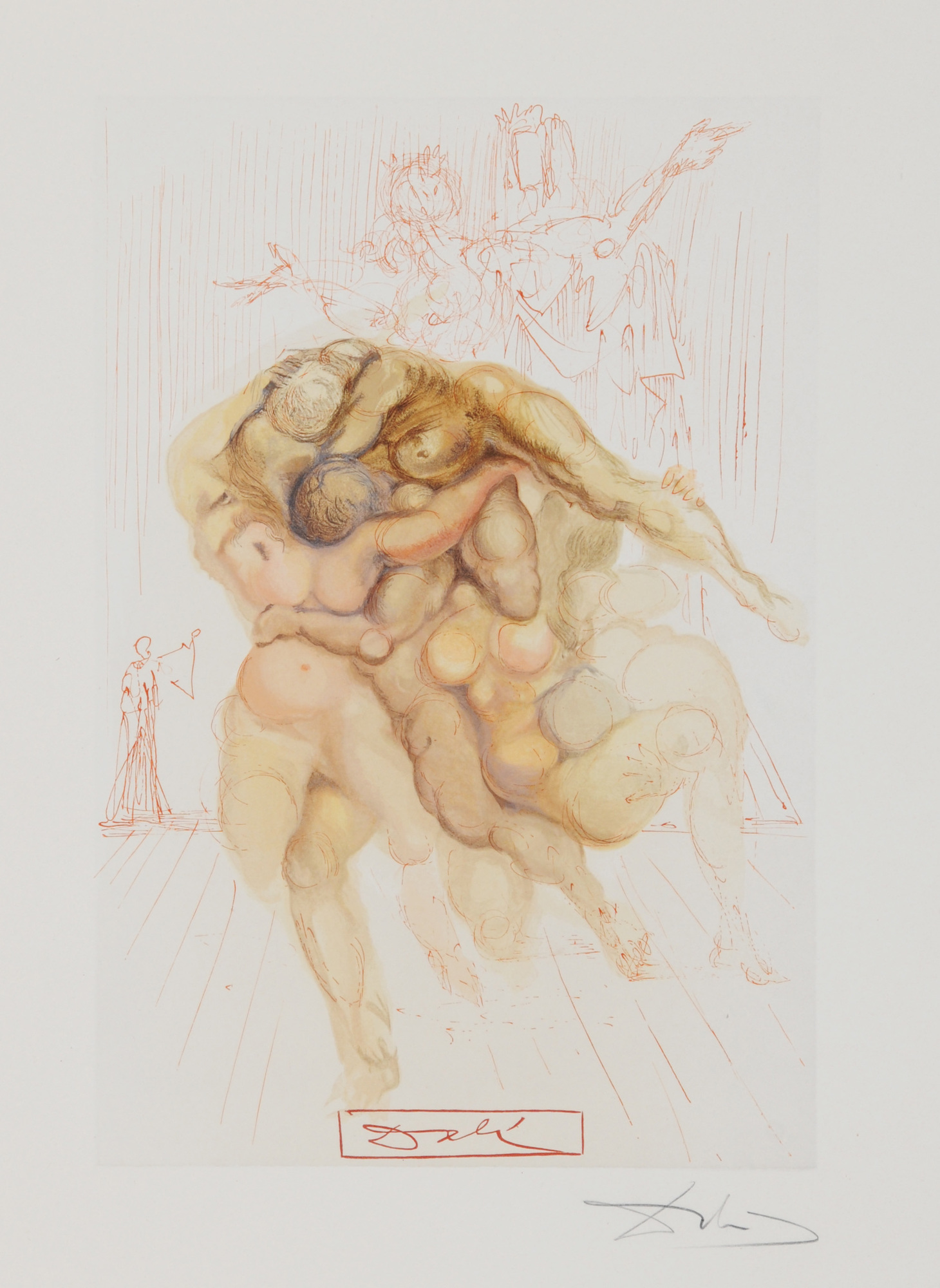 Salvador Dalí, 11 Blätter aus "Die Göttliche Komödie (Die Hölle)"