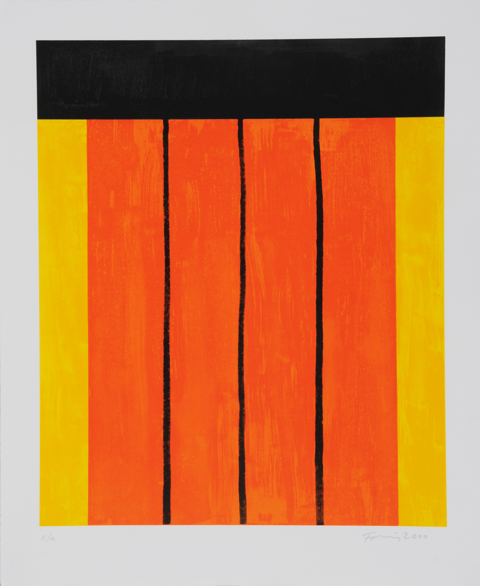 Günther Förg, Sheet 2 from "Erker-Suite"