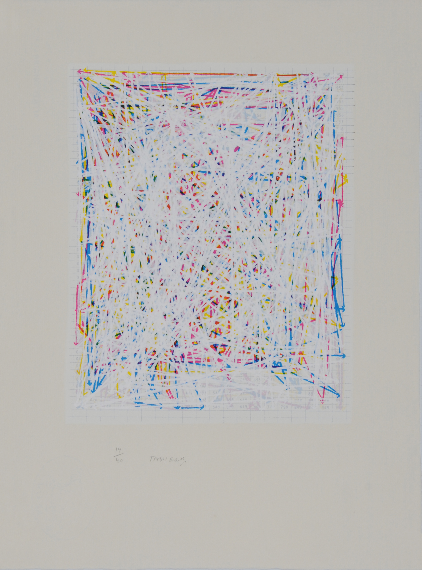 Bernard Tagwerker, 5 sheets: Untitled