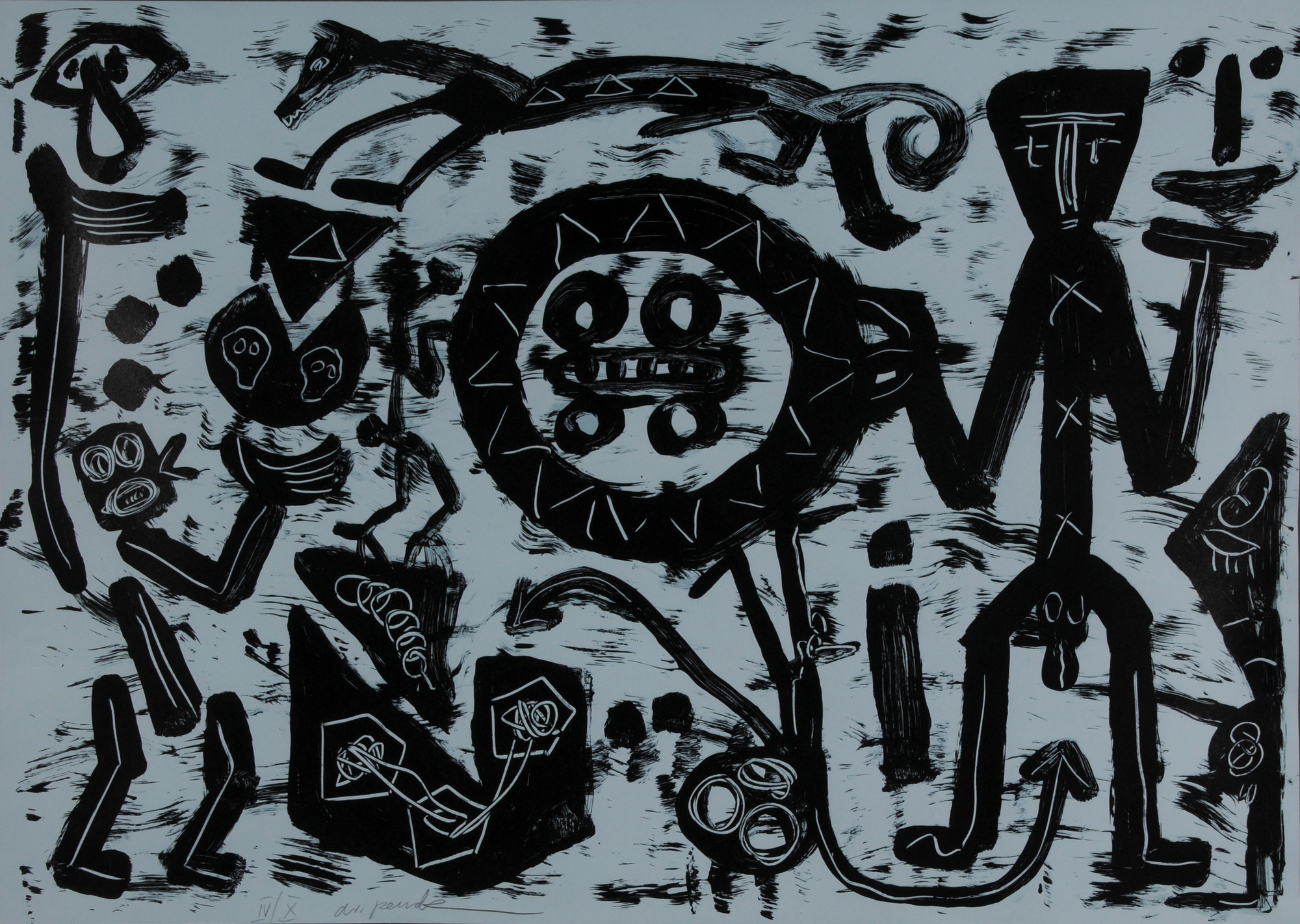 A.R. Penck, Untitled