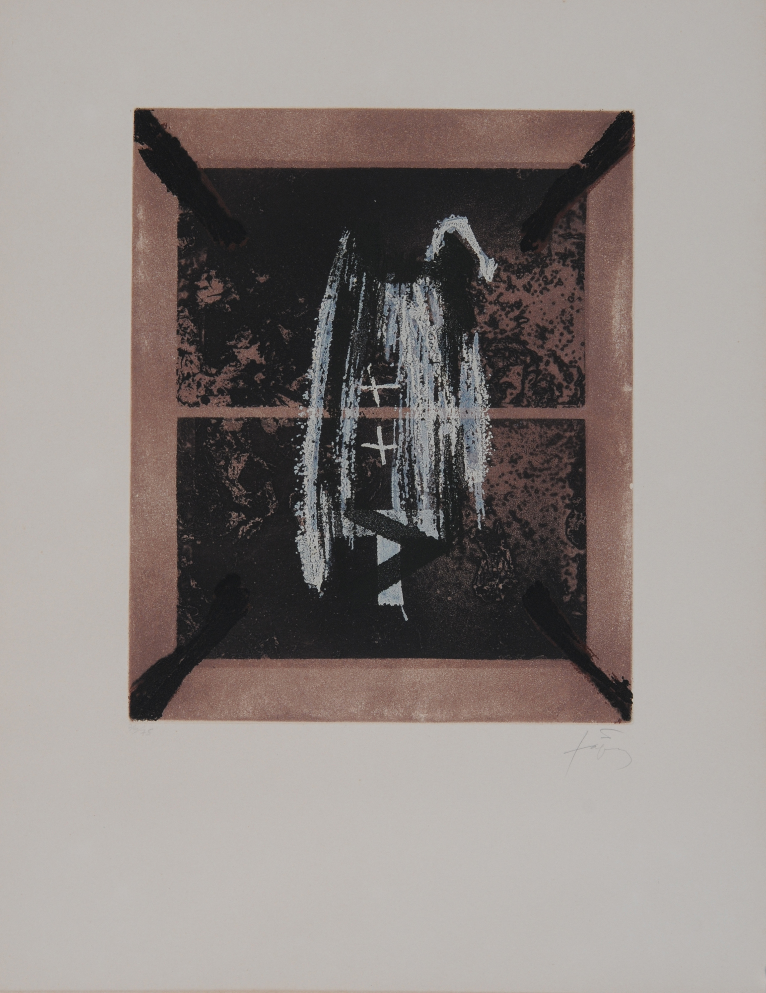 Antoni Tàpies, Portfolio. 
L'entaille