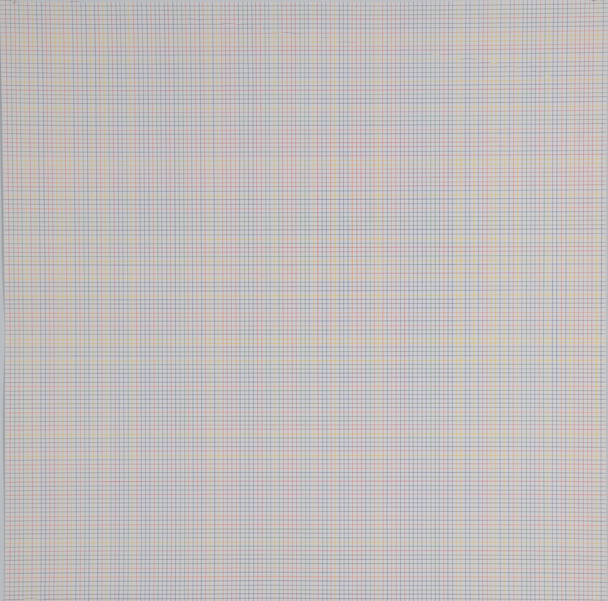 Herman de Vries, Mappe. 
Square grid-complexities