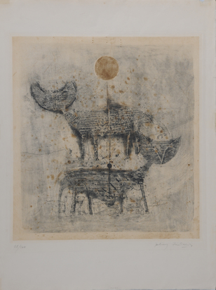 3 Blätter: Ohne Titel, 1953; Ohne Titel (2)
