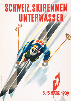 Schweiz. Skirennen Unterwasser