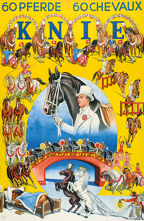Berthold Richter, Knie 60 Pferde 60 Chevaux