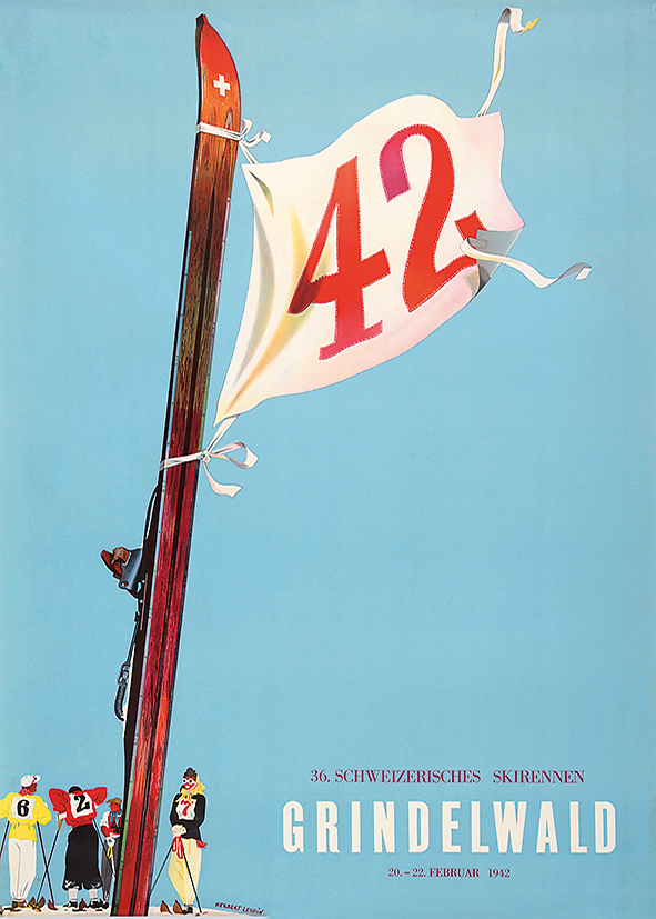 Herbert Leupin, Grindelwald - 36. Schweizerisches Skirennen