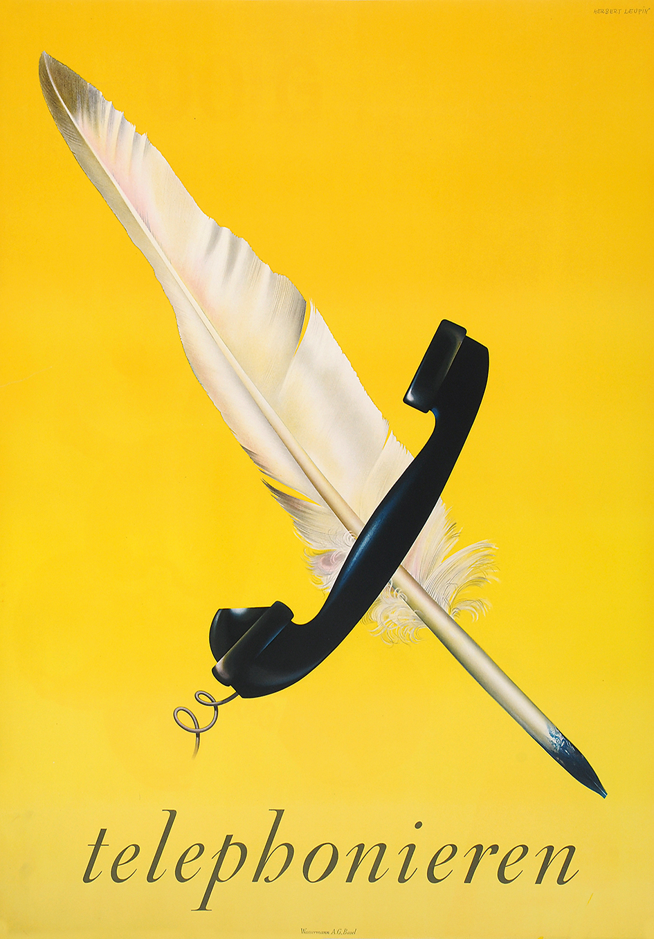Herbert Leupin, Telephonieren