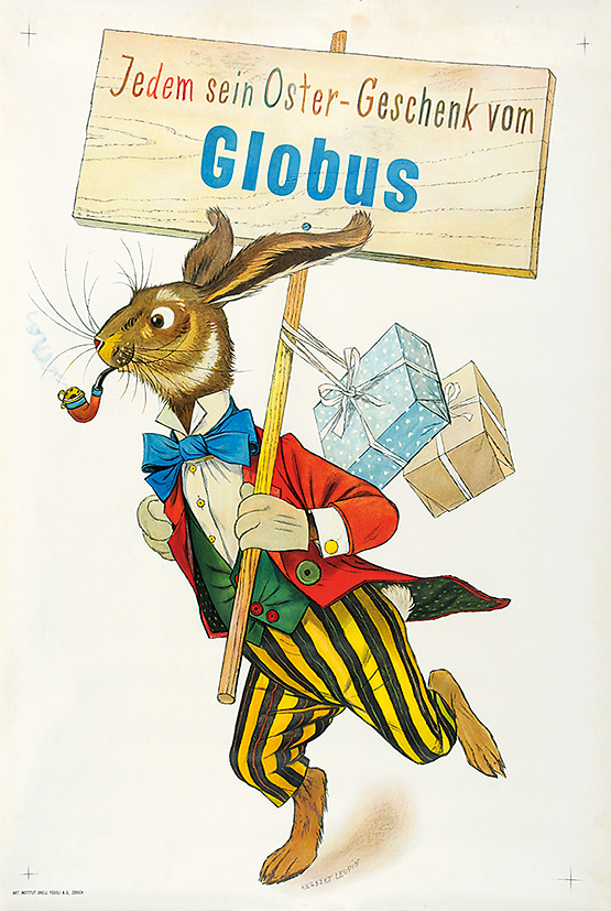Herbert Leupin, Jedem sein Oster-Geschenk vom GLOBUS