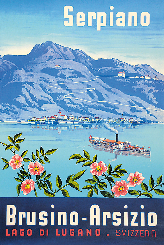 20. Jh. Anonym, Serpiano - Brusino-Arsizio - Lago di Lugano