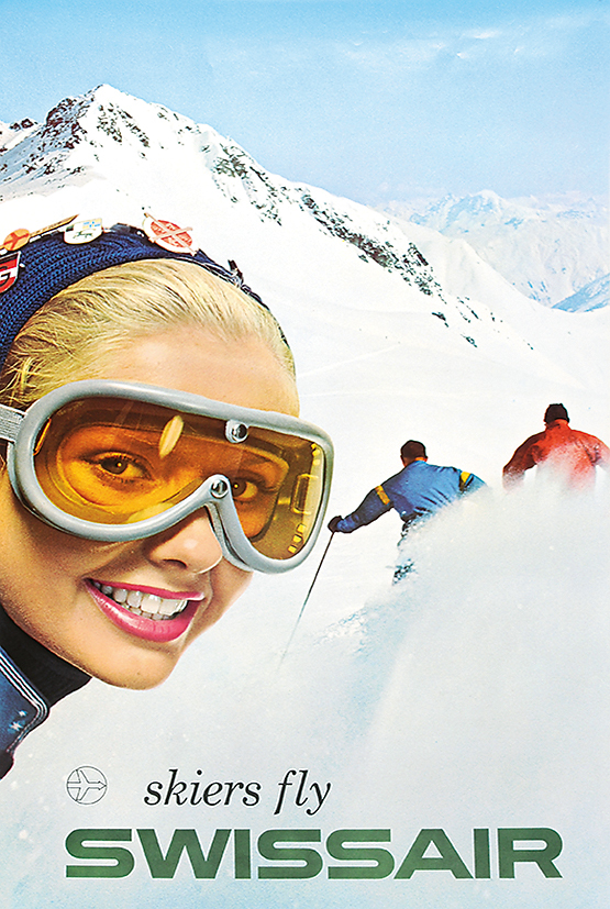 René H. Bittel, Skiers fly Swissair