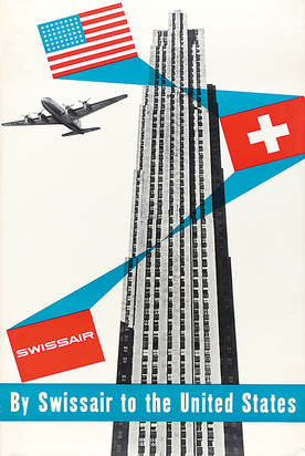 By Swissair to the United States
