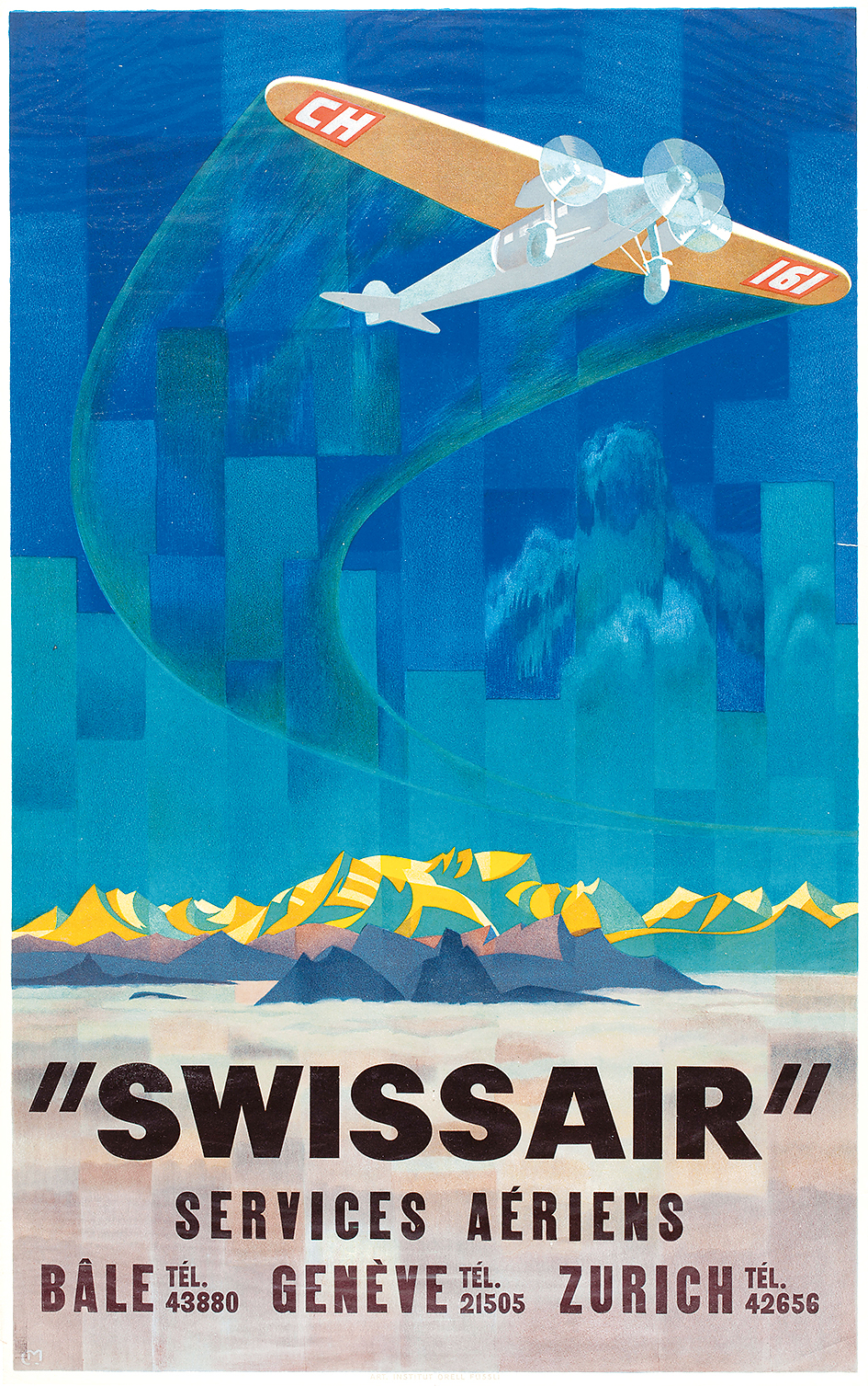 Carl Franz Moos, SWISSAIR - Sérvices Aériens