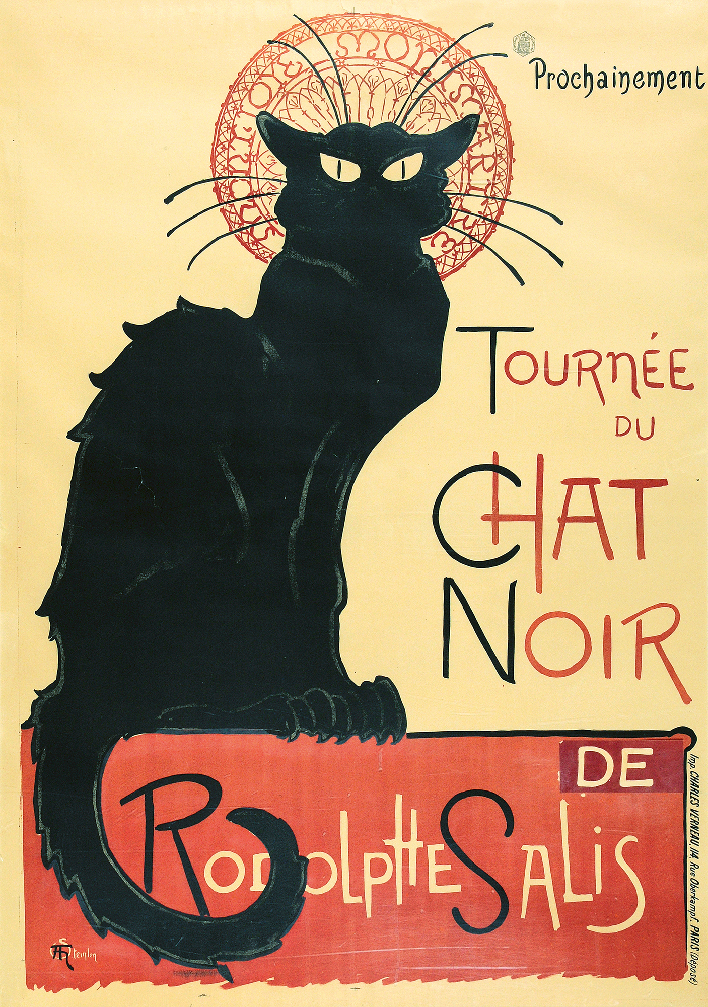 Théophile Alexandre Steinlen, Tournée du Chat Noir