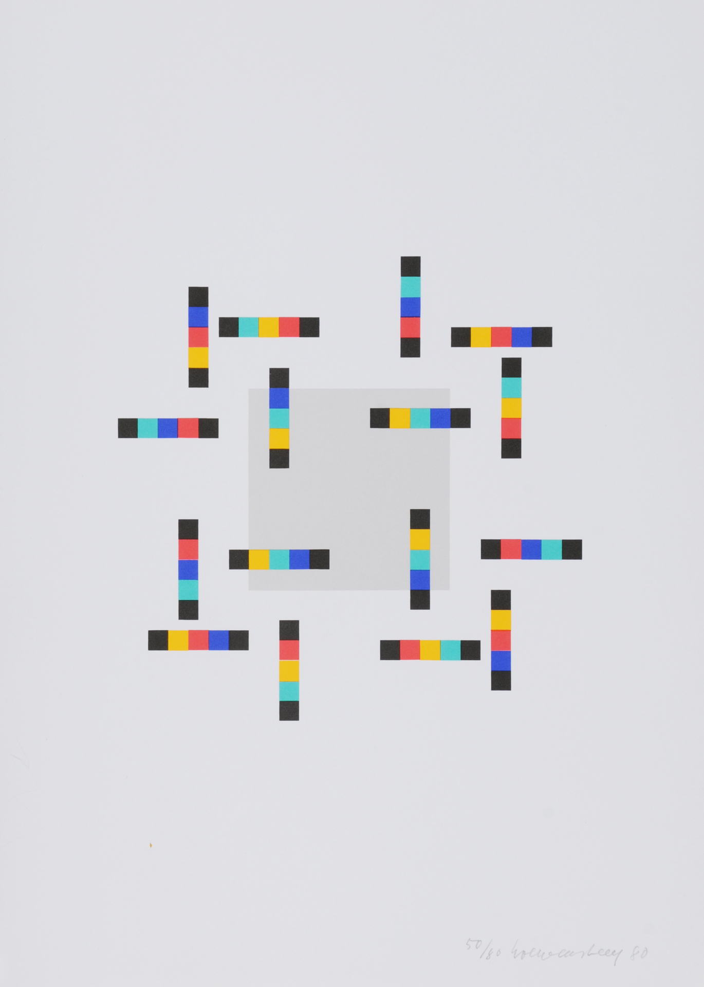 Verena Loewensberg, Portfolio. Vier Variationen um ein Quadrat