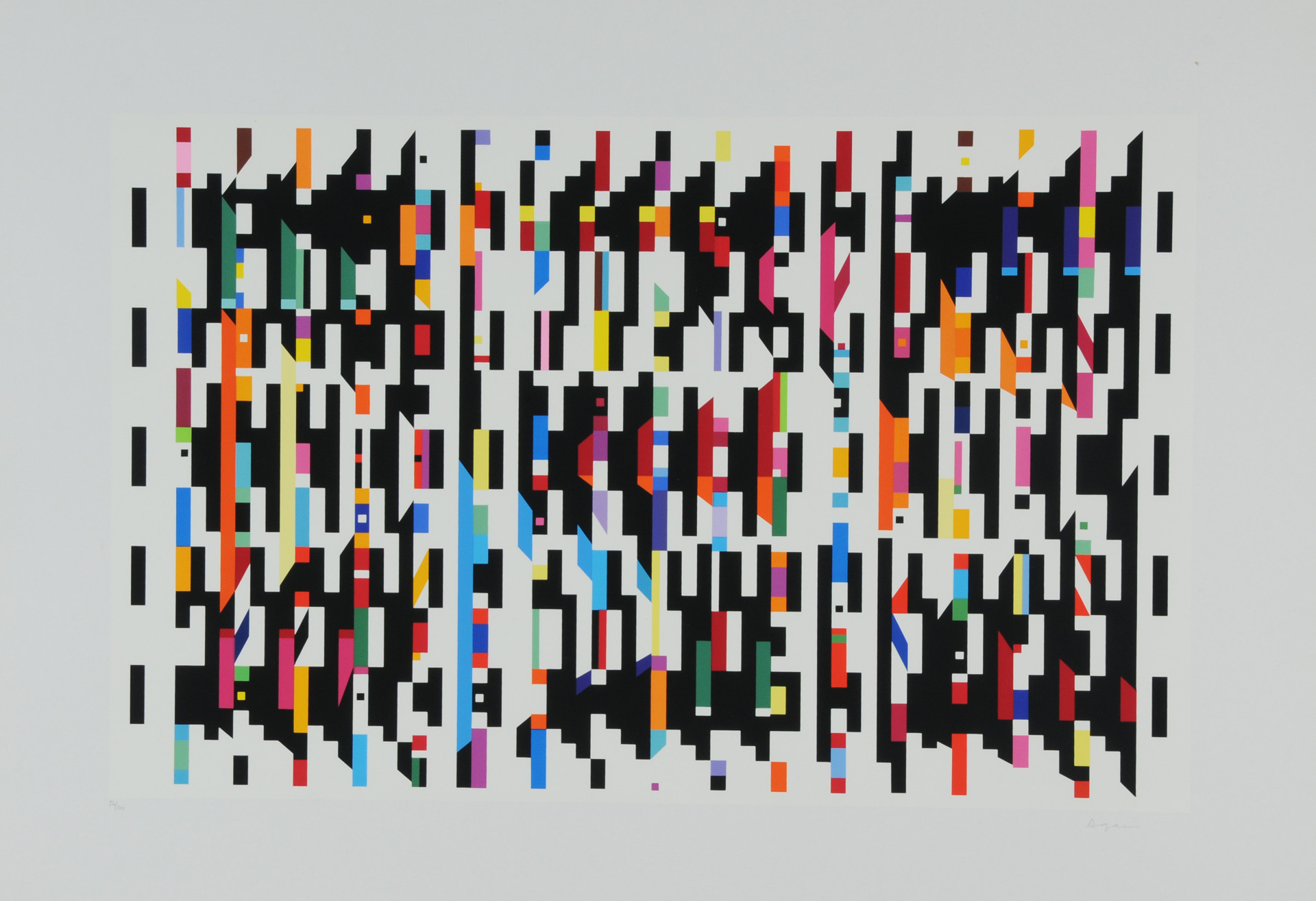 Yaacov Agam, Portfolio. Hommage à g.b.