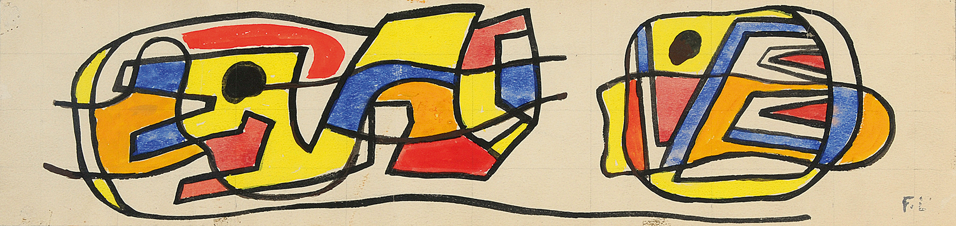 Fernand Léger, Maquette pour la mosaïque de Caracas
