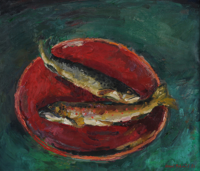 Stillleben mit Fischen