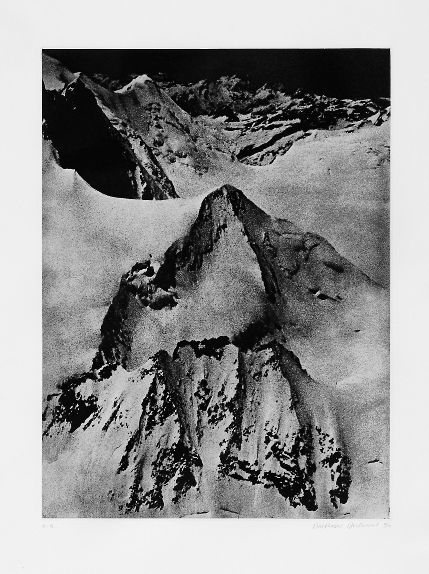 Balthasar Burkhard, Mappe. Alpen