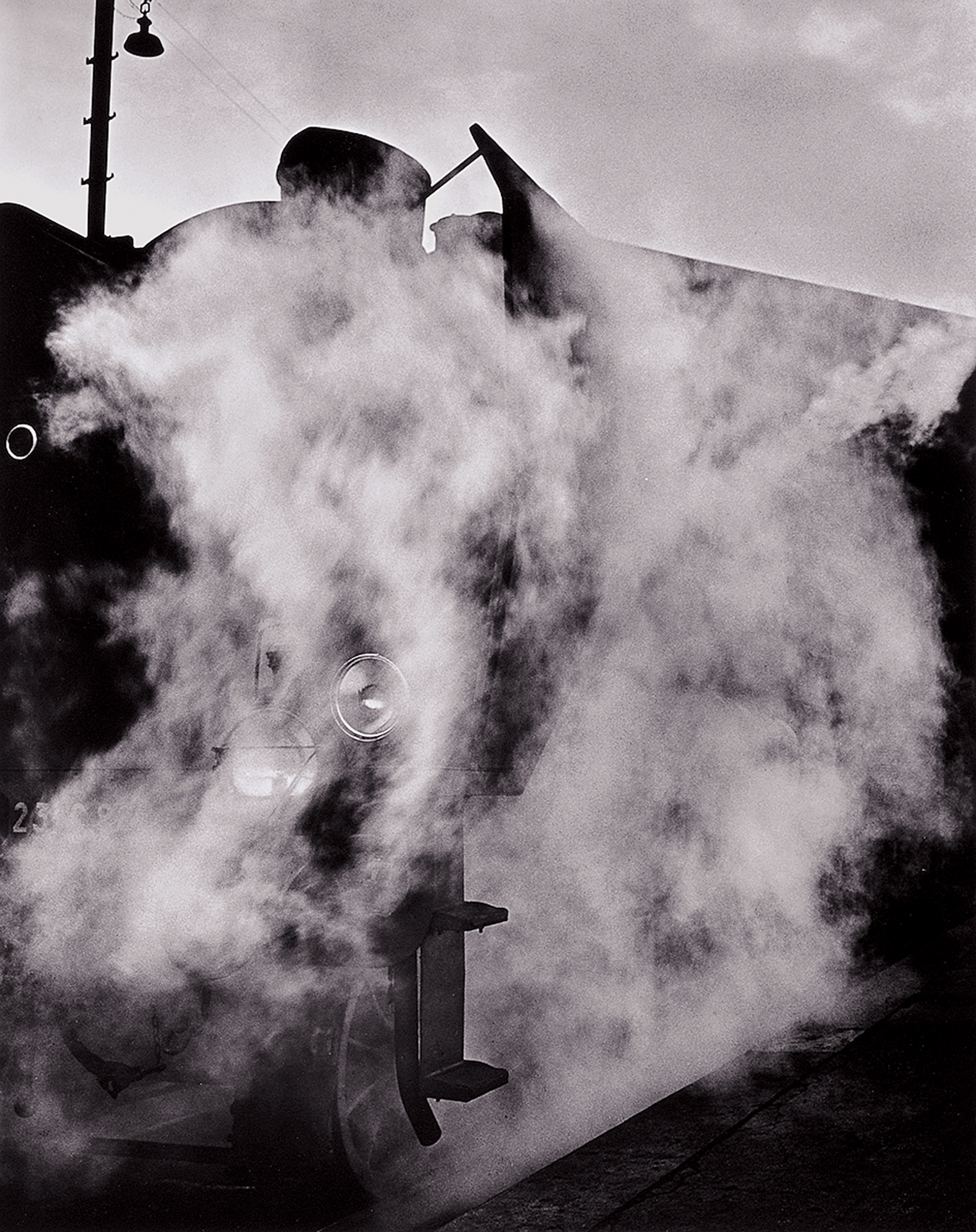René Groebli, Lokomotive, aus der Serie "Rail Magic"