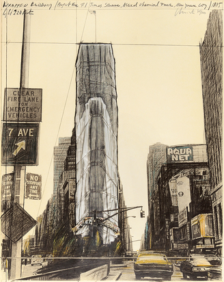 Wrapped Building, Project for 1 Times Square, New York