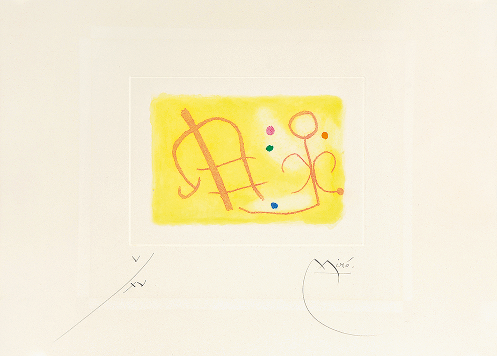 Joan Miró, Blatt aus "Nous Avons"