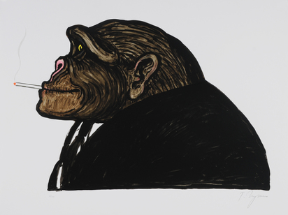 Rauchender Gorilla, from "Kinderstern"