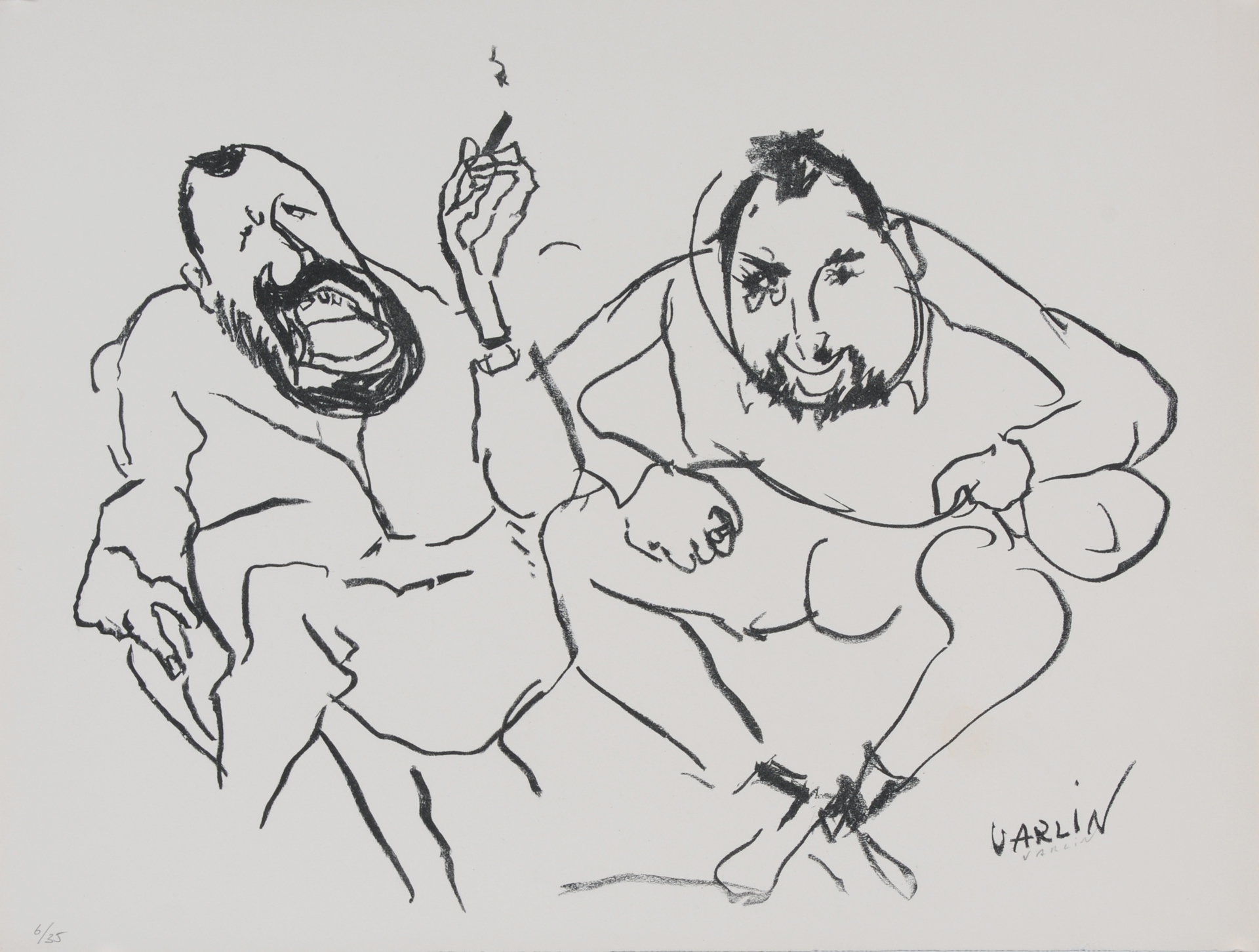 Varlin, 2 Männer