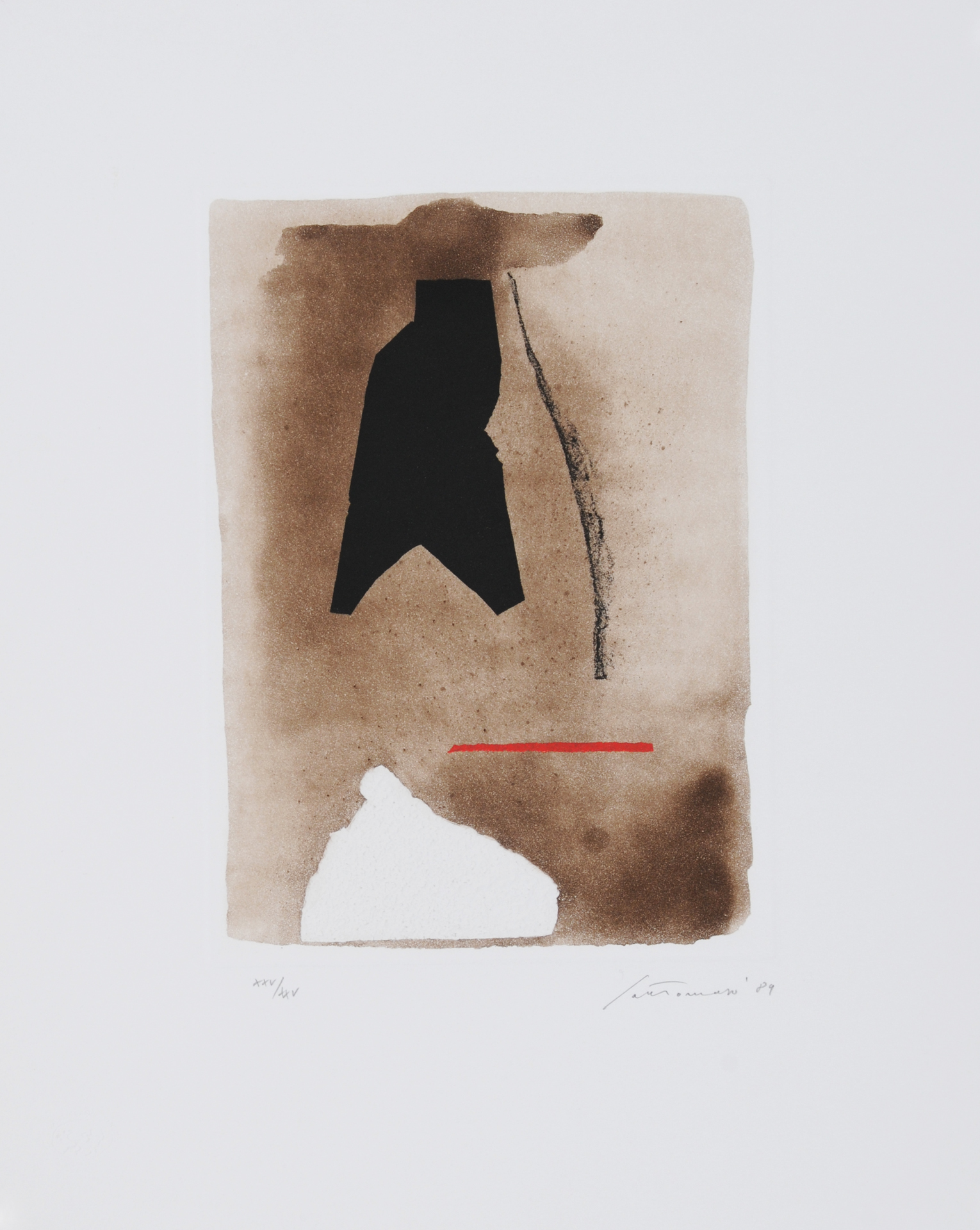 Giuseppe Santomaso, 3 Blätter: Senza titolo, 1989 (3)