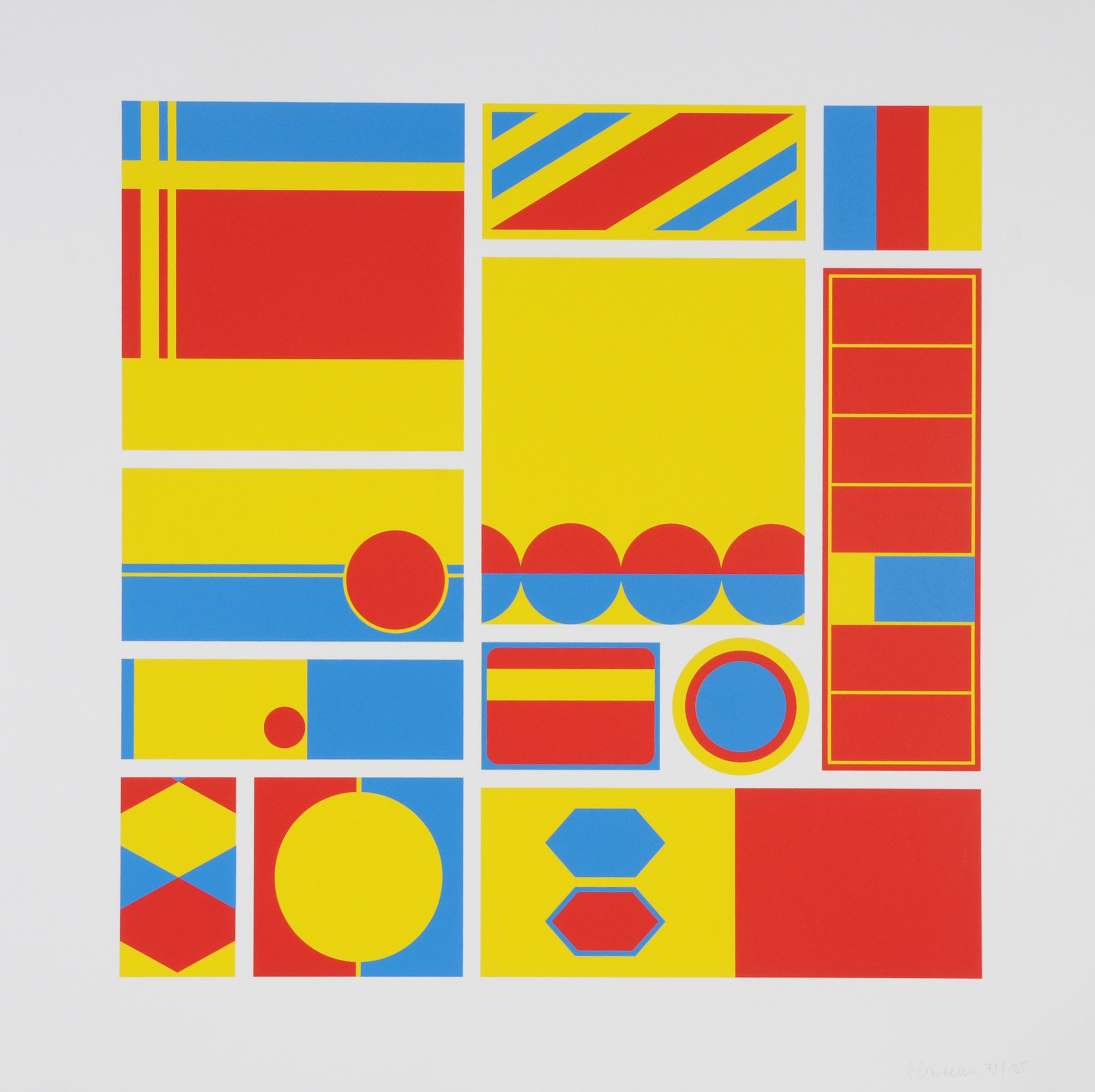 Francis Baudevin, 2 sheets: Untitled