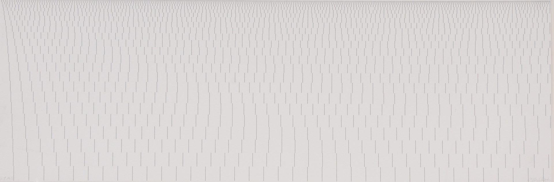 François Morellet, Trennstriche