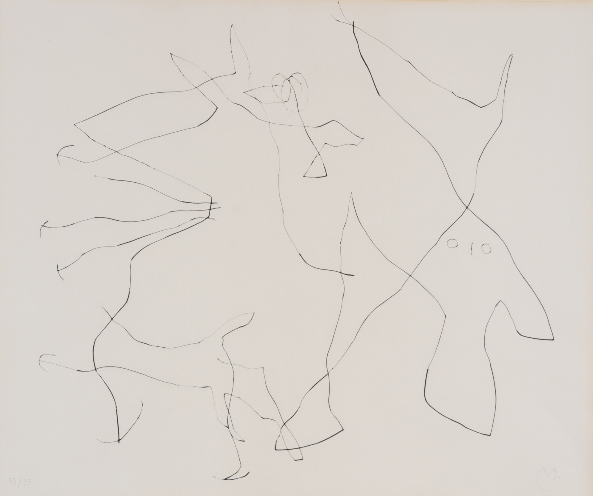 Joan Miró, Sheet from "Flux de l'aimant"